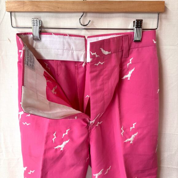 VINTAGE Capri Pants Women's S Cotton Blend Coastal Preppy Beach Summer Retro - Picture 2 of 11